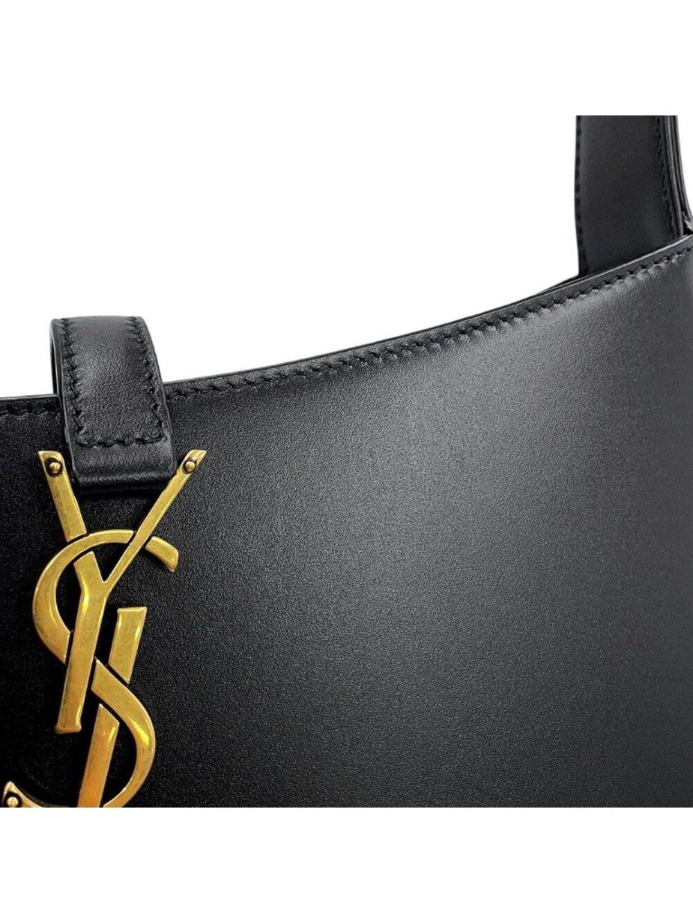 Saint Laurent Paris Handbag Le 5 A 7 le Cassette Calfskin Black - Picture 6 of 10